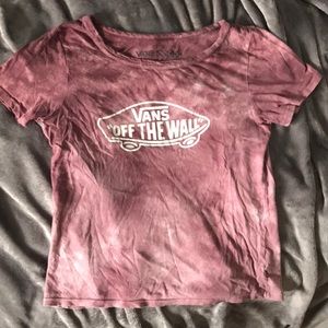 Vans tie dye shirt